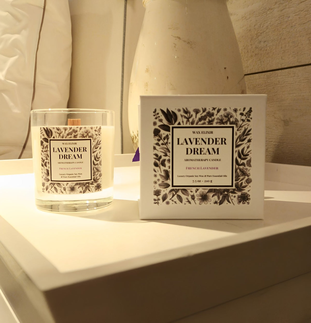 Lavender Dream Calming Candle • French Lavender