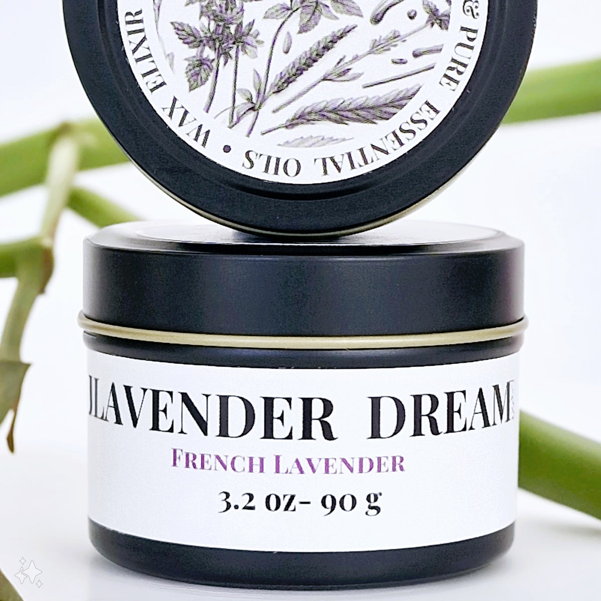 CALMING • Lavender Dream Aromatherapy Tin Candle 90g
