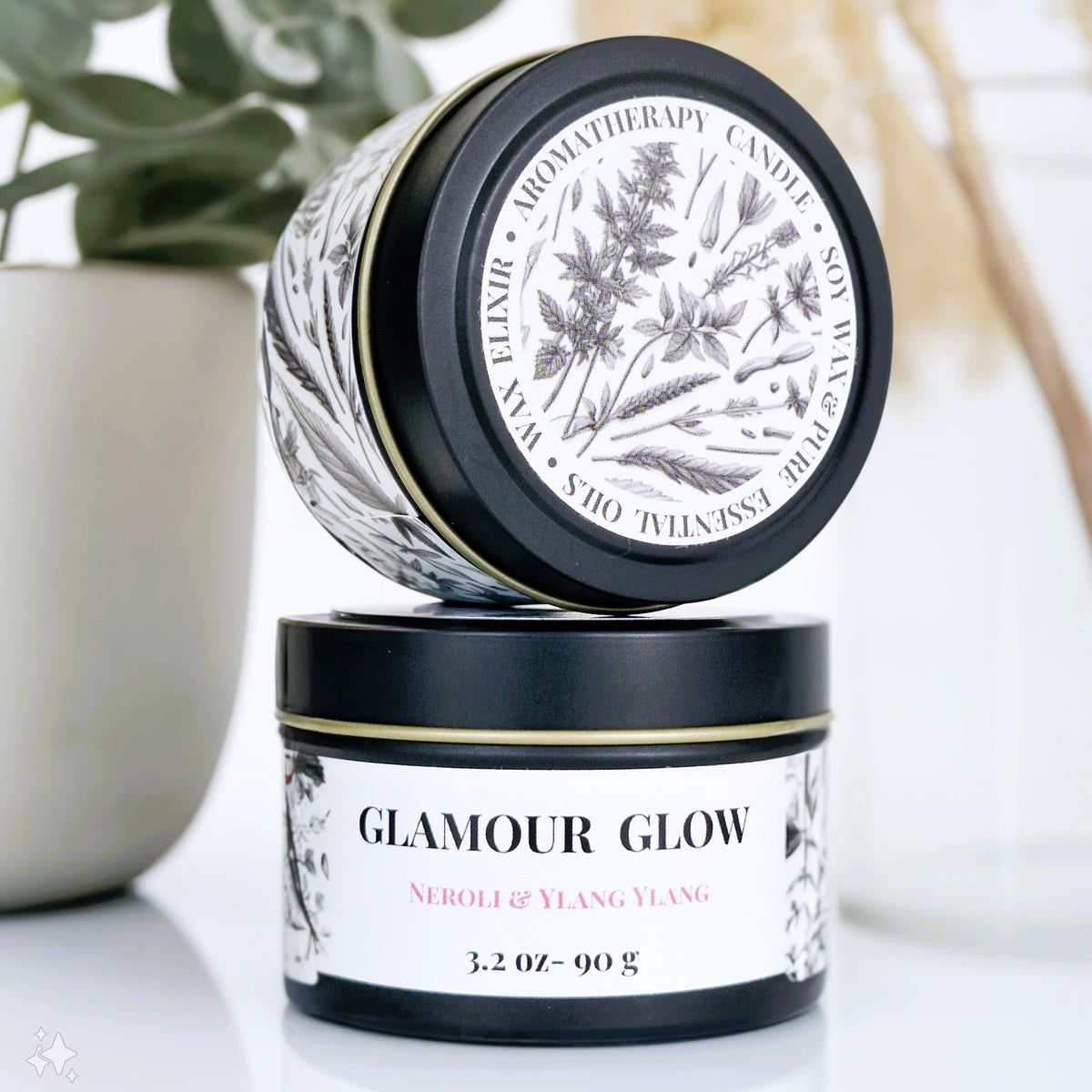 RADIANT • Glamour Glow Aromatherapy Tin Candle 90g