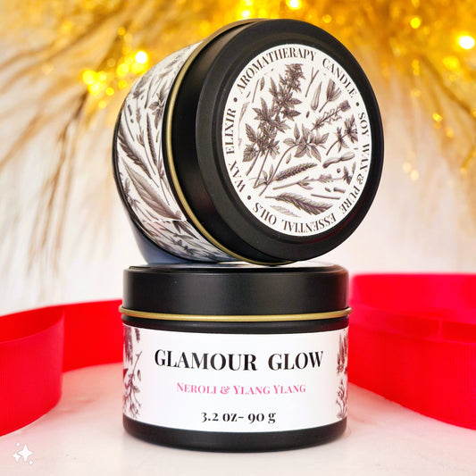 RADIANT • Glamour Glow Aromatherapy Tin Candle 90g
