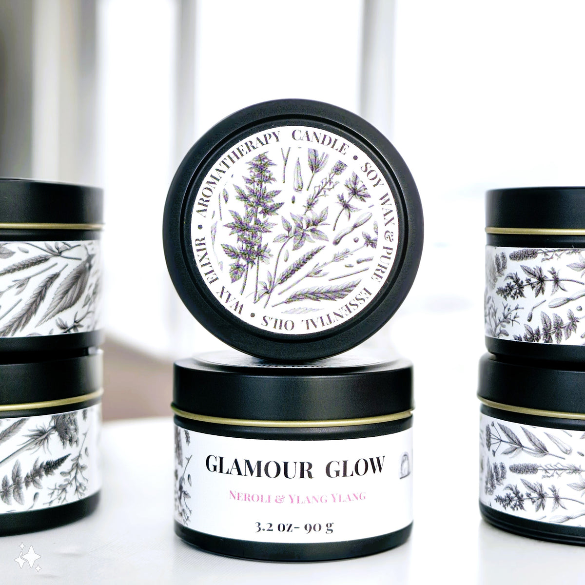 RADIANT • Glamour Glow Aromatherapy Tin Candle 90g
