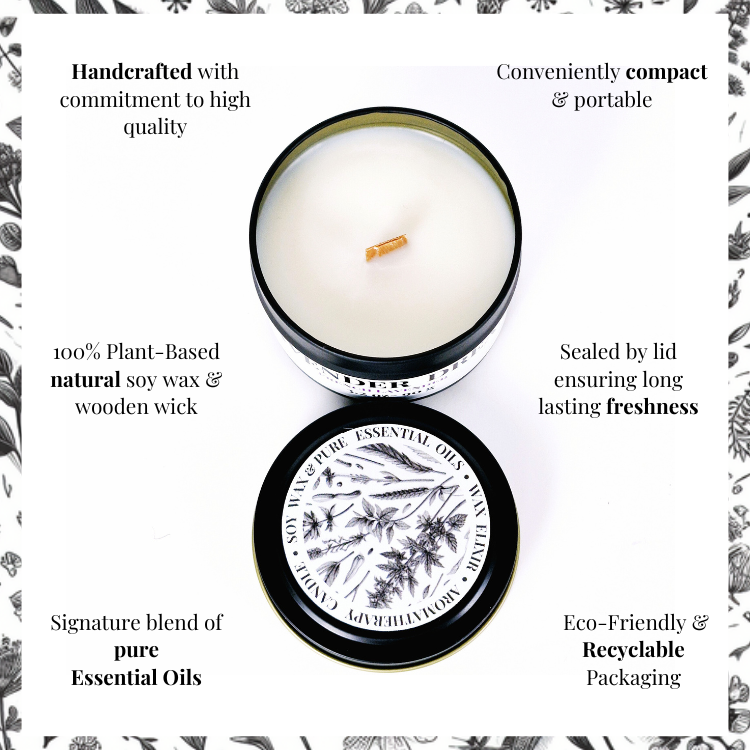 BALANCING • Perfect Harmony Aromatherapy Tin Candle 90g