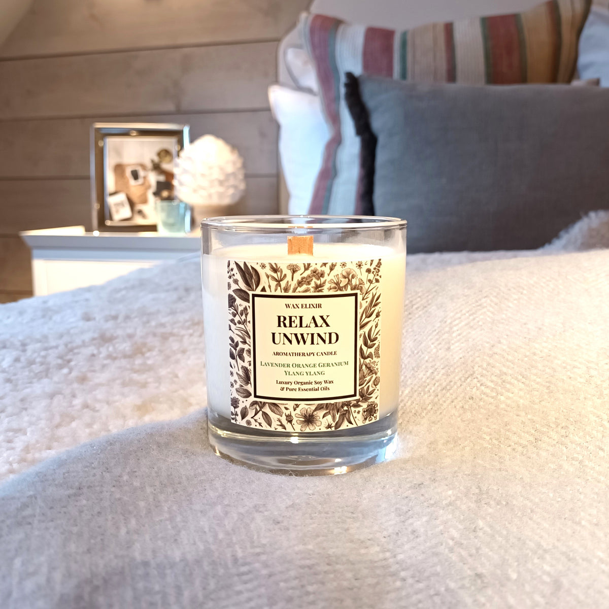 Relax & Unwind Ritual Candle • Lavender • Orange • Geranium • Ylang Ylang