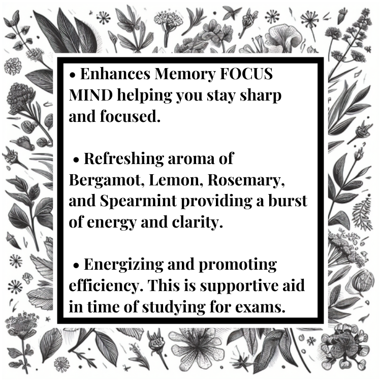 ENERGIZING • Focus Mind Aromatherapy Tin Candle 90g