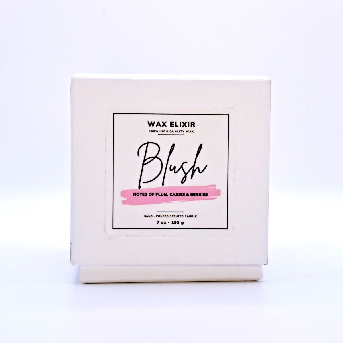 Blush Luxury Scented Flower Candle